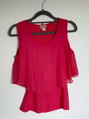 Cute Tank Top with Sheer Overlay | Fashion Magazine